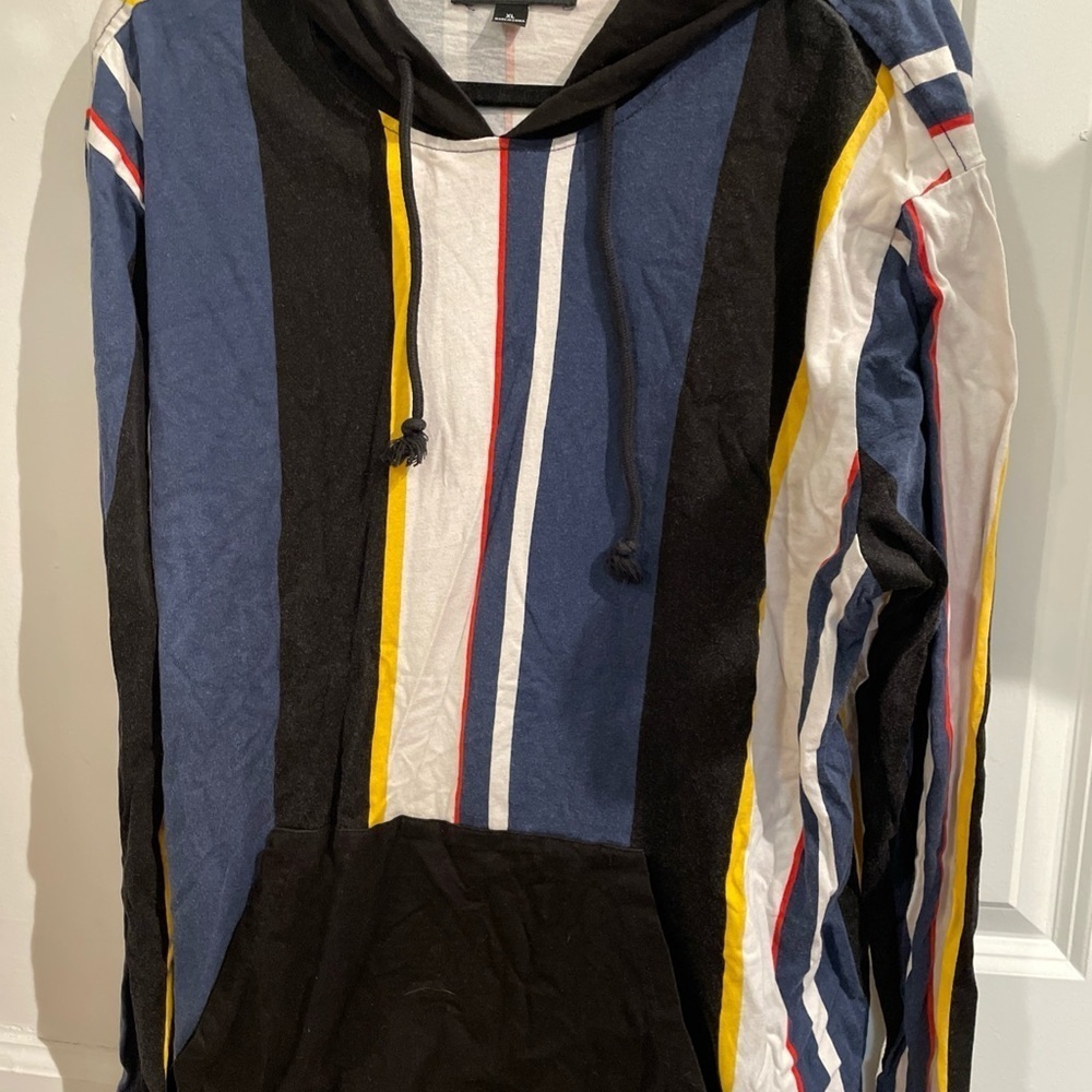 PacSun Colorful Striped Hoodie